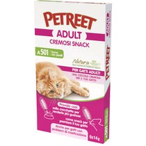Petreet Adult Cremiger Gelbflossen-Thunfisch/Erbsen-Snack für erwachsene Katzen, 6 x 14 g-2