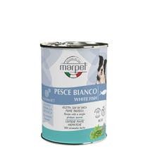 Marpet Aequilibriavet Dog White Fish Nassfutter für ausgewachsene Hunde, Dose 400 g-3