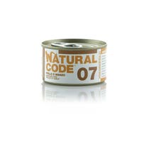 Natural Code 07 Pollo e Manzo Gatti Adulti Lattina 85g-1