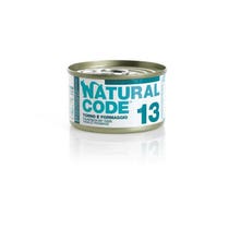 Natural Code 13 Tonno e Formaggio Gatti Adulti Lattina 85g-1
