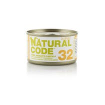Natural Code 32 Tonno Amaranto e Mirtilli Gatti Adulti Lattina 85g-1
