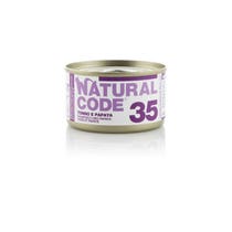Natural Code 35 Tonno e Papaya Gatti Adulti Lattina 85g-1