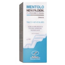 Mentolo 1% Polvere Cutanea Talco Mentolato 100g-1