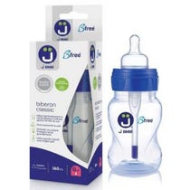 J Bimbi Biberon In Vetro Canula Anticoliche Tettarella Silicone 160ml-2