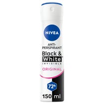 Nivea Deodorant Black & White Invisible Original Spray 150ml-1