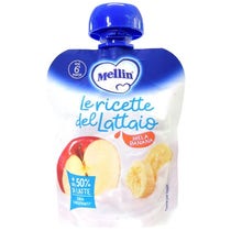 Mellin Pouch Merenda Latte Mela Banana 85g-1