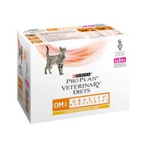 Purina Pro Plan Veterinary Diets Wet Multipack Cat OM Obesity Management St / Ox Chicken 10 Sachets-1