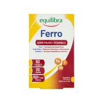 Gleicht Eisen mit Folsäure + Vitamin C 60 Kapseln aus-1