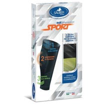 Sauber Sport Unisex Kompressionsmanschette Schwarz-Gelb Größe S-1
