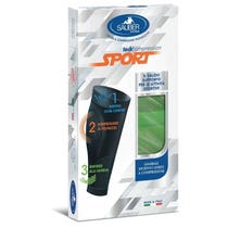 Sauber Sport Unisex Kompressionsleggings Farbe Fluo Grün Größe S-1