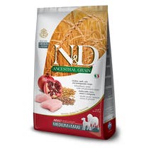 Farmina N&D Ancestral Grain Huhn und Granatapfel Erwachsene Hunde Mittlere und Große Tasche 2,5 kg-1