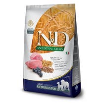 Farmina N&D Ancestral Grain Lamm und Heidelbeere für erwachsene Hunde, mittlere und große Tasche, 2,5 kg-1