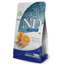 Farmina N&D Ocean Herring and Orange Adult Cats Bag 5kg-2