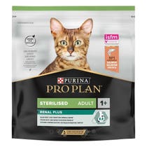 Purina Pro Plan Sterilised Adult 1+ Renal Plus Trockenfutter mit Lachs für ausgewachsene Katzen, Beutel 400 g-3