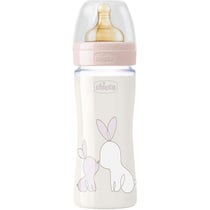Chicco Original Touch Tettarella Caucciu Vetro Girl 240ml-1