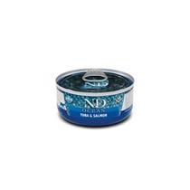 Farmina Natural & Delicious Ocean mit Thunfisch und Lachs für ausgewachsene Katzen 80g-1