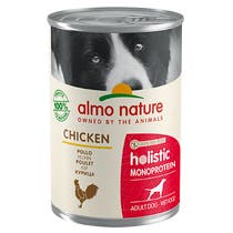 Almo Nature Holistic Monoprotein Cibo Umido Pollo Per Cani Adulti Lattina 400g-2