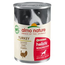 Almo Nature Holistic Monoprotein Cibo Umido Tacchino Per Cani Adulti Lattina 400g-3