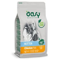 Oasy Lifestage Kitten Huhn Trockenfutter für Kätzchen, 300 g-1