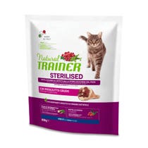 Natural Trainer Rohschinken-Kroketten für sterilisierte Katzen, 300-g-Beutel-1