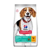 Hill's Science Plan Perfect Weight Hühnerkroketten für mittelgroße Hunde Tasche 12 kg-2