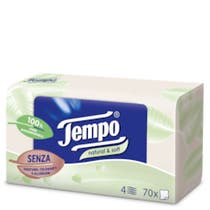 Tempo Box Taschentücher Natural & Soft 70 Stück-1
