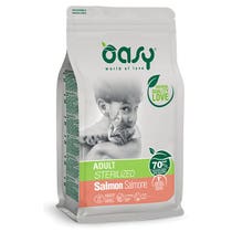 Oasy Lifestage Adult Sterilised Salmon Trockenfutter für Katzen 300 g-1