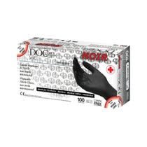 Unsteriler Nitrilhandschuh, mikroraue Oberfläche, kein Talk, schwarze Farbe, Größe L, 100 Stück-4