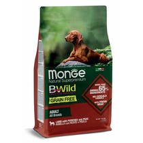 Monge Natural SuperPremium Grain Free Formula All Breeds Gusto Agnello Patate Piselli Cibo Secco Cani Adulti Sacco 12kg-2