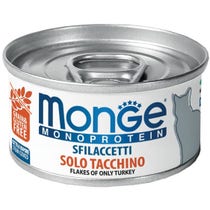 Monge Monoprotein Sfilaccetti Solo Tacchino Cibo Umido Per Gatti Adulti 80g-4