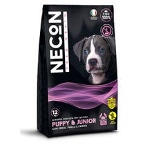 Necon Zero Grain Puppy und Junior Kroketten mit Fisch und Erbsen für Welpen Tasche 12kg-2