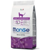 Monge Rich In Chicken Trockenfutter für ausgewachsene Katzen Beutel 10 kg-1