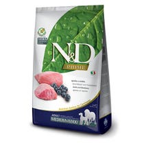 Farmina N&D Prime Lamm und Heidelbeere für ausgewachsene Hunde, mittlerer und großer Sack, 2,5 kg-2