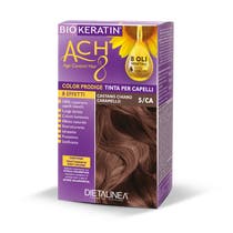 Biokeratin ACH 8 Kit Tinta Per Capelli 5/CA Castano Chiaro Caramello -1