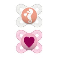 Mam Start Nanò Succhietti In Silicone Bimba 0-2 Mesi-1