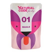 Natural Code 01 Maiale Cani Adulti Busta 100g-1