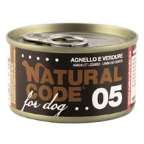 Natural Code 05 Agnello E Verdure Cani Adulti Lattina 90g-1