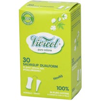 Vivicot Puro Cotone Salvaslip Dualform Normale/Tanga 30 Pezzi-1