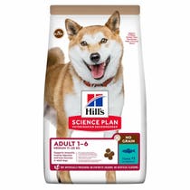 Hill's Science Plan No Grain Medium Adult Hypoallergenes Trockenfutter mit Thunfisch für erwachsene Hunde, mittelgroßer 2,5-kg-Beutel-2