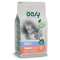 Oasy Lifestage Adult Lachs-Trockenfutter für Katzen, 300 g-1