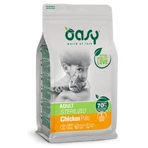 Oasy Trockene Hühnerkroketten für ausgewachsene Katzen, sterilisiert, 7,5-kg-Beutel-1