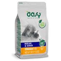 Oasy Lifestage Mature & Senior Chicken Trockenfutter für Katzen 1,5 kg-1