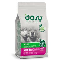 Oasy Dry Monoproteico Kroketten mit Wildschwein für mittelgroße/große Hunde Tasche 12kg-1