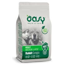 Oasy Dry Monoproteico Kaninchenkroketten für mittelgroße/große Hunde Tasche 12kg-1