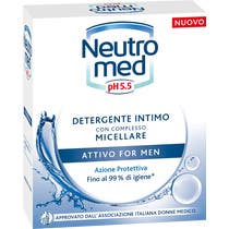 Neutromed Detergente Intimo Attivo For Men pH 5.5 200ml-2