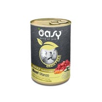 Oasy Grain Free Formula Cibo Umido Manzo Per Cani Adulti Taglia Media/Large 400g-1