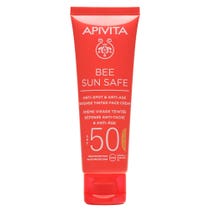 Apivita Bee Sun Safe Getönte Gesichtscreme SPF50 Anti-Spot & Anti-Age 50ml-1
