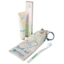 La Saponaria Bio&Smile Travel Set Spazzolino + Dentifricio + Pochette-1