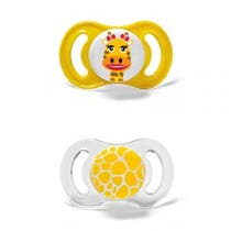 J Bimbi Succhietto Smile Ultraventilato Giraffa Femmina 1 Pezzo 2-6 Mesi-1