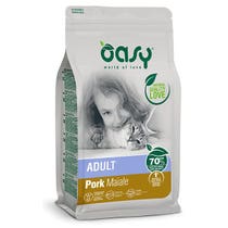 Oasy Lifestage Adult Pig Trockenfutter für Katzen 1,5 kg-1